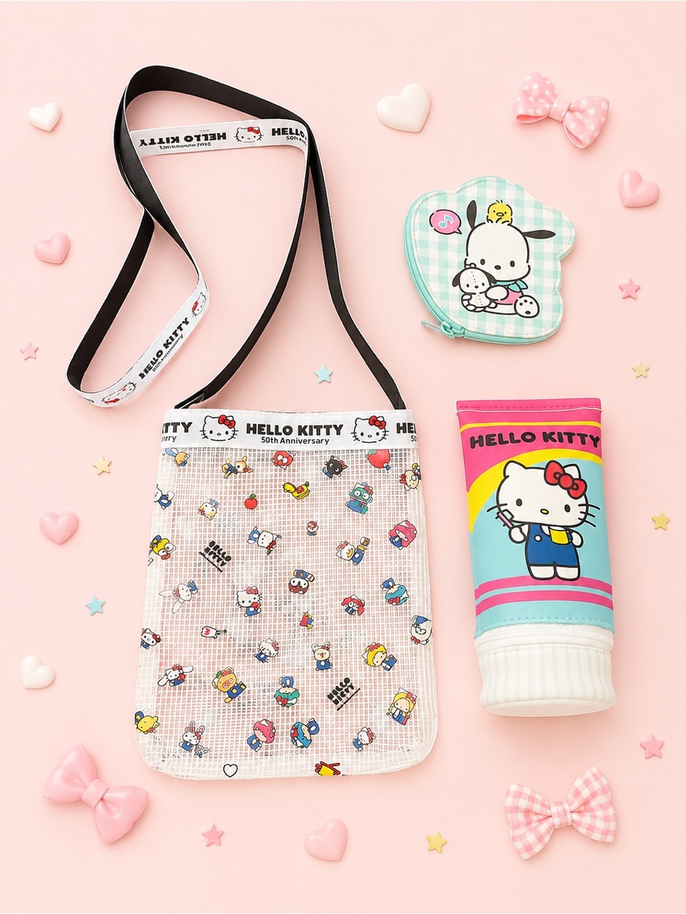 Hello Kitty 50th Anniversary Bundle – NWT (3 Pieces)